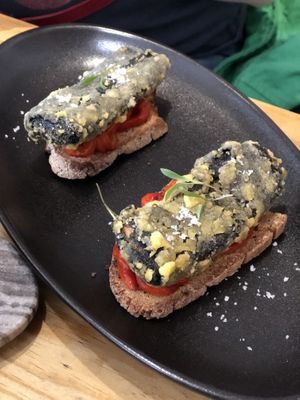 Melancolique sardine  at 26 Vegan Food Project in Lisbon