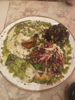 Asian tofu dish of the day at 26 Vegan Food Project in Lisbon