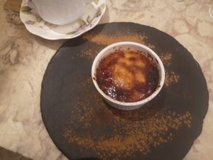 Most delicious Creme Brulee at 26 Vegan Food Project in Lisbon