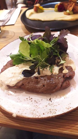 Bistecca di seitan at 26 Vegan Food Project in Lisbon