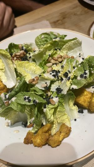 Caesar salad  at 26 Vegan Food Project in Lisbon