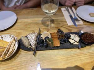 Cheese platter  at 26 Vegan Food Project in Lisbon