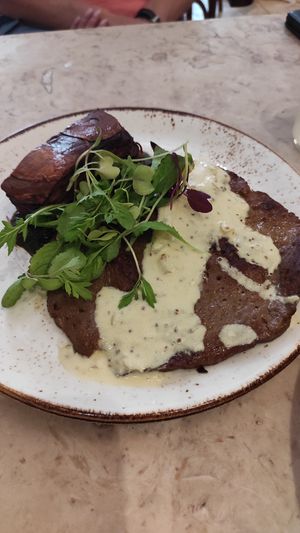 seitan steak at 26 Vegan Food Project in Lisbon