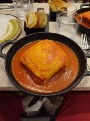 Francesinha at 26 Vegan Food Project in Lisbon
