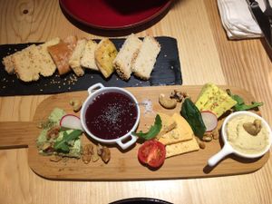 cheese player at 26 Vegan Food Project in Lisbon