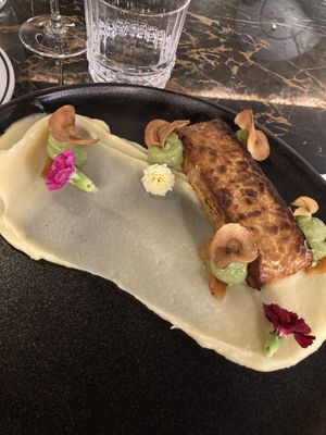 Parsnips with tempeh   at 26 Vegan Food Project in Lisbon