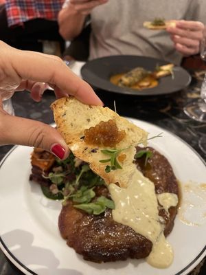 Caviar de la sopa de mariscos   at 26 Vegan Food Project in Lisbon