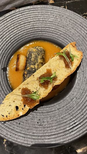 Sopa de mariscos   at 26 Vegan Food Project in Lisbon