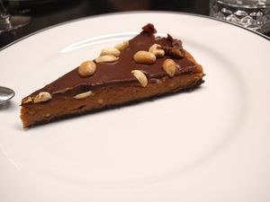Chocolate peanut pie at 26 Vegan Food Project in Lisbon