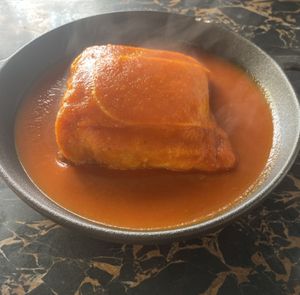 Francesinha  at 26 Vegan Food Project in Lisbon