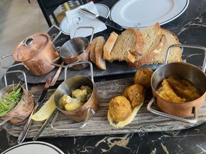 Starter Portuguese sharing board   at 26 Vegan Food Project in Lisbon