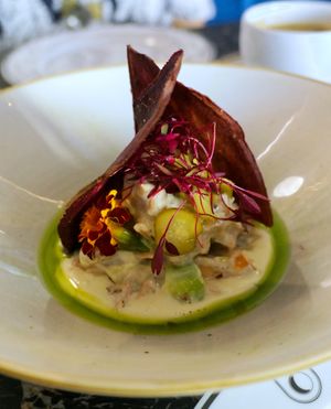 Summer Night's dream (jackfruit ceviche) at 26 Vegan Food Project in Lisbon