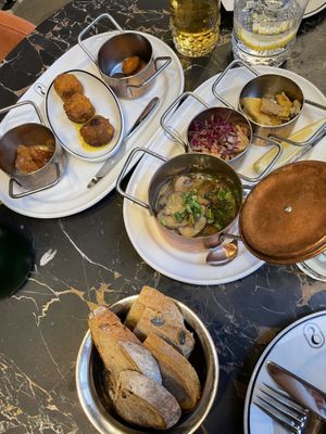 Traditional starters board   at 26 Vegan Food Project in Lisbon