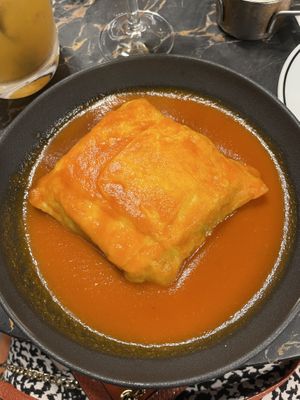 “Francesinha” - local dish  at 26 Vegan Food Project in Lisbon
