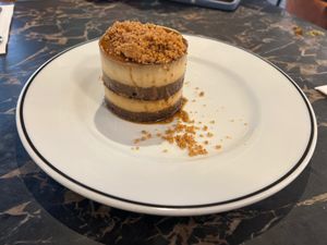 Layered coffee cake at 26 Vegan Food Project in Lisbon