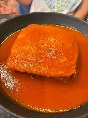 Francesinha at 26 Vegan Food Project in Lisbon