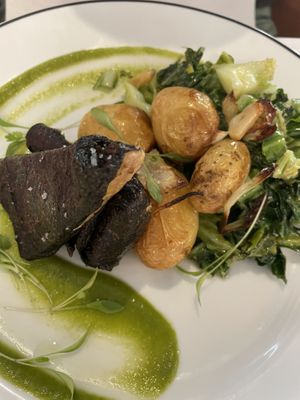 Tufu à lagareiro  at 26 Vegan Food Project in Lisbon