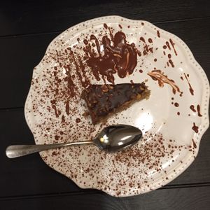Snickers Pie ! ! !  at 26 Vegan Food Project in Lisbon