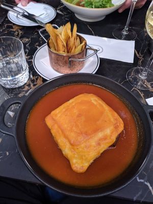 Francesinha at 26 Vegan Food Project in Lisbon