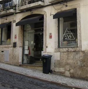 Outside at 26 Vegan Food Project in Lisbon