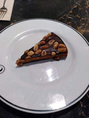 Peanut-chocolate cake at 26 Vegan Food Project in Lisbon