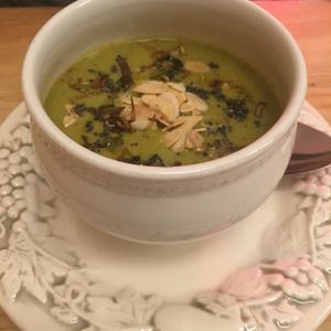 soup of the day (served cold) at 26 Vegan Food Project in Lisbon