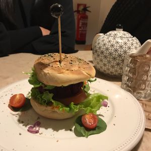 the burger at 26 Vegan Food Project in Lisbon