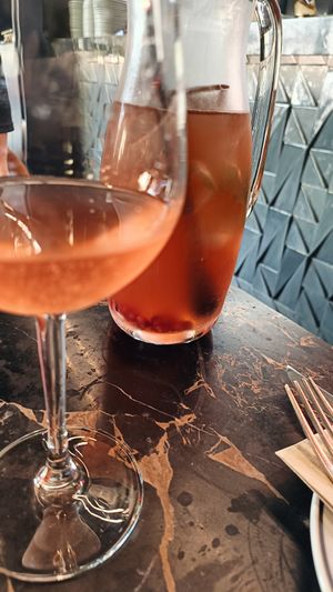 Sangria de Romã at 26 Vegan Food Project in Lisbon