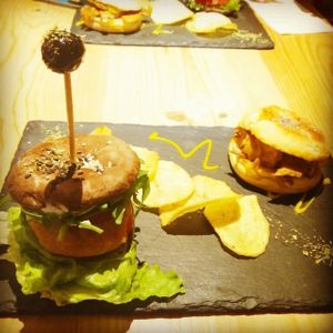 Burger and Bifana at 26 Vegan Food Project in Lisbon