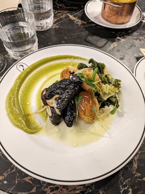 Tofu fish at 26 Vegan Food Project in Lisbon