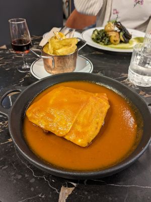 Francesinha at 26 Vegan Food Project in Lisbon