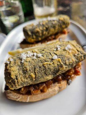 Sardines at 26 Vegan Food Project in Lisbon