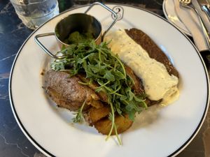 Seitan steak  at 26 Vegan Food Project in Lisbon