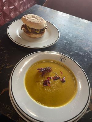 Soup at 26 Vegan Food Project in Lisbon