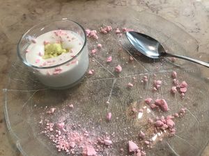 white chocolate mousse  at 26 Vegan Food Project in Lisbon