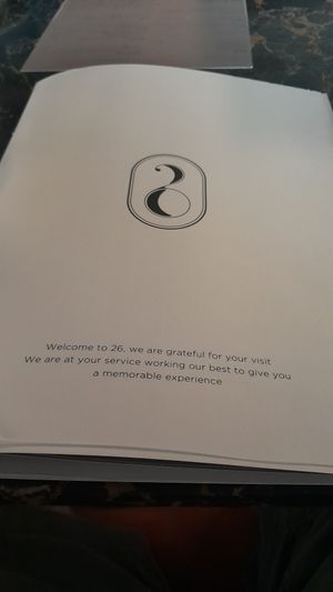 Menu at 26 Vegan Food Project in Lisbon