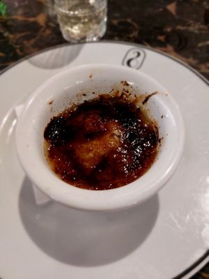 Creme brulee at 26 Vegan Food Project in Lisbon