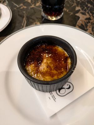 Cardamom creme brulée at 26 Vegan Food Project in Lisbon
