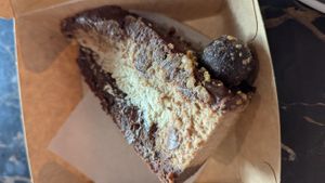 Ferrero Rocher cheesecake at 26 Vegan Food Project in Lisbon