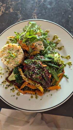 Asian tofu at 26 Vegan Food Project in Lisbon