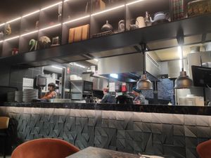 Kitchen at 26 Vegan Food Project in Lisbon