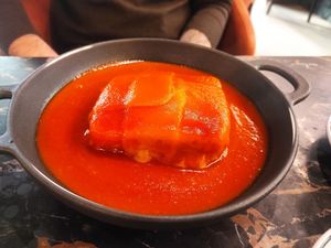 Francesinha at 26 Vegan Food Project in Lisbon