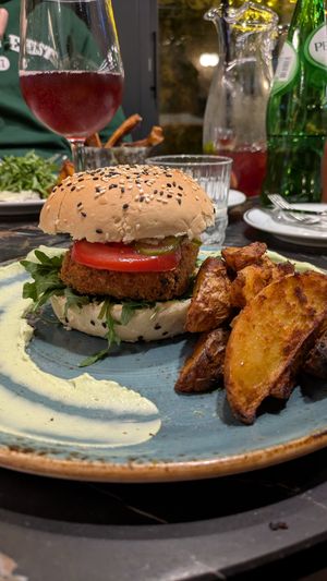 Tofu & chips at 26 Vegan Food Project in Lisbon