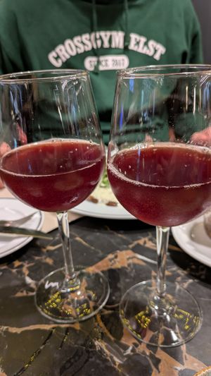 Red sangria at 26 Vegan Food Project in Lisbon