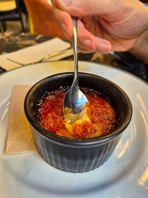 Crème brûlée at 26 Vegan Food Project in Lisbon