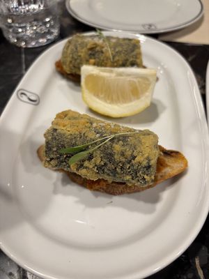 Sardines on toast!    at 26 Vegan Food Project in Lisbon