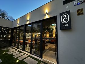 Clean, modern setting    at 26 Vegan Food Project in Lisbon