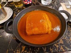 Francesinha at 26 Vegan Food Project in Lisbon