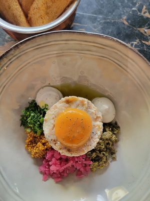 Jackfruit tartar at 26 Vegan Food Project in Lisbon