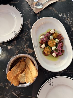 Dried tomato tartar  at 26 Vegan Food Project in Lisbon